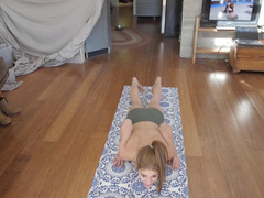 SashaV HD Nude Yoga Workout in private premium video