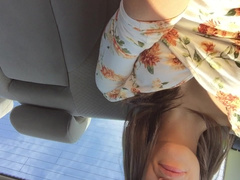 SashaV No Panties In The Uber Ride Of Shame in private premium video