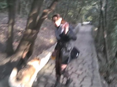 Webcam Show - 00949 - Public Sex During Walking The Dog