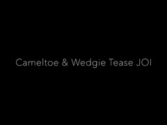 alex bishop wedgie and cameltoe tease joi