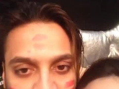 desi karachi babe sana with bf boobs kissing