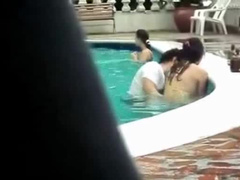 Indian Couple Swimming Pool Sex Secretly Filmed