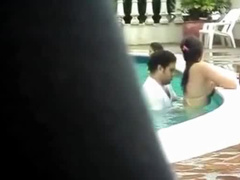 Indian Couple Swimming Pool Sex Secretly Filmed