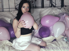 valyrielutka - blowing balloons non pop looner asmr private premium video