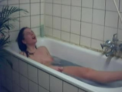 Horny Girl Masturbating With Toy In Bath (Hidden Cam)