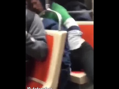 Teen Paid Crackhead to Suck His Virgin Dick on the Train - REAL PUBLIC SEX