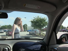 Lindseylove Blowjob in Busy Parking - PirateCams.com