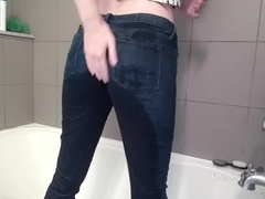 Revenge Pissing in my best Friend's Expensive Jeans