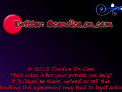 CandyCameltoe - Two Huge Cocks Wall Ride in private premium video