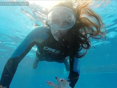 Wetsuit Snorkel Gear Babe Underwater