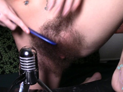 ASMR Hairy Bush Brushing Mouth Sounds Tapping and Tingles