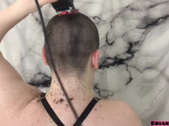 All Natural Babe Films Head Shave for first Time