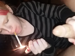 Smoking Blowjob with Soft Mouth Play (sensual)