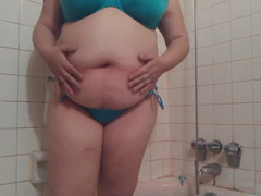 Huge Shower Hose Enema in Bikini