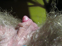 Extreme Close up on my Erected Clitoris after Orgasm