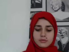 hijab girl teasing