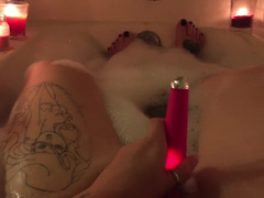 Candle Lit Pussy Bath