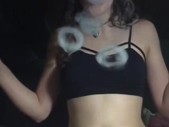 Sexy Slow Motion Smoke Rings