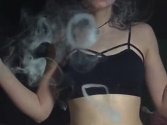 Sexy Slow Motion Smoke Rings