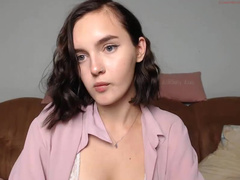 yourshybaby 1 sensual lady puts clothes off