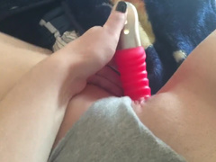 Tight Teen Cums with Vibrator